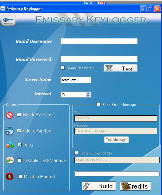 emissary keylogger gratuitement